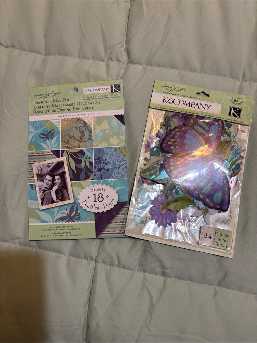 K&Company Purple Butterfly Mixed Media Home Art Pack
